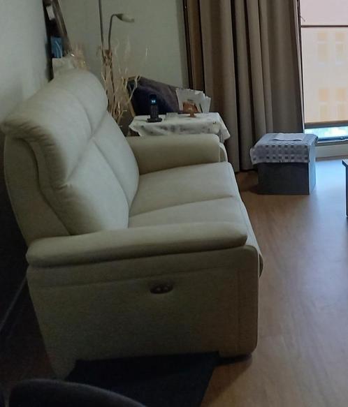 Dubbele relax zetel (3zit), Huis en Inrichting, Zetels | Zetels, Zo goed als nieuw, Rechte bank, Driepersoons, 150 tot 200 cm