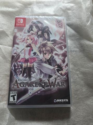 Record van de Amerikaanse versie van Agarest War Nintendo Sw beschikbaar voor biedingen