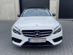 MERCEDES C220 AMG - 7G - TRONIC - PANO, Auto's, Mercedes-Benz, Automaat, 4 deurs, Achterwielaandrijving, Wit