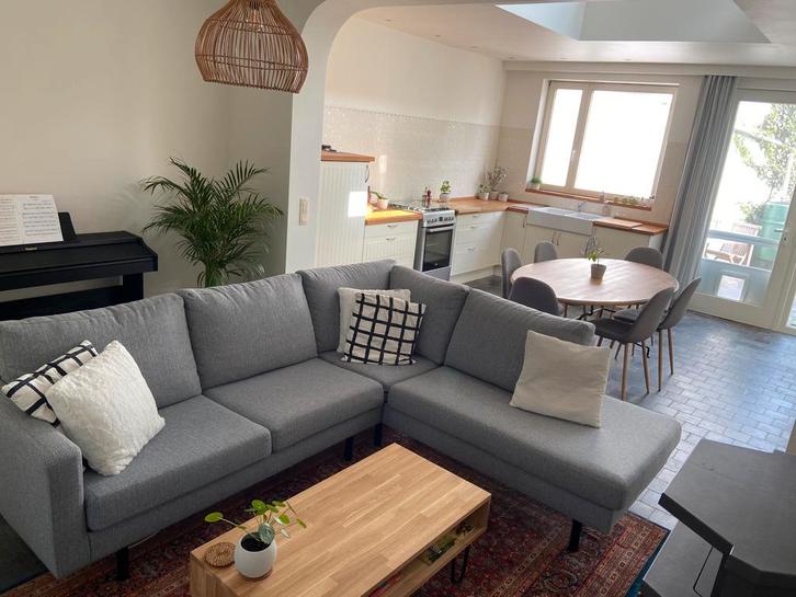 Hoeksalon (1e gebruiker) zetel salon 88 246 209, Huis en Inrichting, Zetels | Complete zithoeken, Zo goed als nieuw, Stof, Ophalen