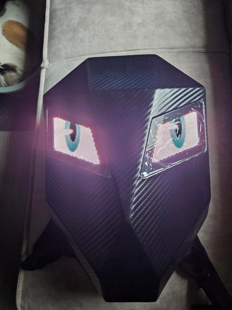 Loy eyes Rugzak met ledverlichting xxl, Motos, Enlèvement