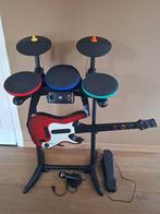 Band Hero Instrument bundel + Guitar Hero 5, Games en Spelcomputers, Games | Xbox 360, Ophalen, Muziek, Gebruikt, Eén computer