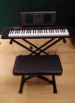 Yamaha Piaggero NP-12 keyboard + toebehoren, Muziek en Instrumenten, Keyboards, 61 toetsen, Met standaard, Zo goed als nieuw, Yamaha