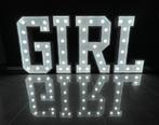 Lichtletters Te Koop! 'GIRL' OP = OP! 400,- VASTE PRIJS, Ophalen, Nieuw