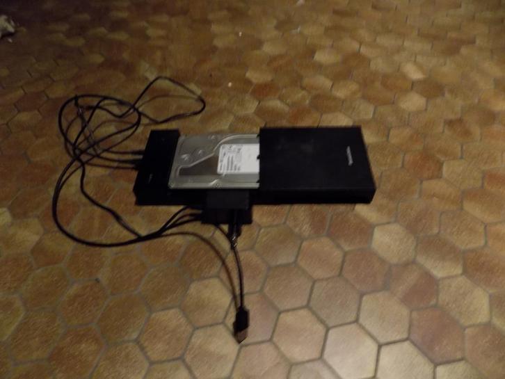 externe harde schijf 6TB met USB3 hub, Computers en Software, Harde schijven, Gebruikt, Laptop, Extern, HDD, USB, Ophalen of Verzenden
