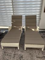 Vincent Sheppard ligbed 2stuks, Ophalen, Nieuw, Rotan, Verstelbaar