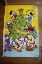 poster kerst Disney, Verzamelen, Disney, Gebruikt, Papier, Kaart of Schrift, Overige figuren, Ophalen