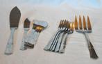couvert a poisson pour 6 personnes + 2 ustensiles (2), Enlèvement ou Envoi, Comme neuf, Inox ou Chrome, Ensemble de couverts
