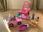 Barbie camper, Kinderen en Baby's, Speelgoed | Poppen, Ophalen, Zo goed als nieuw, Barbie