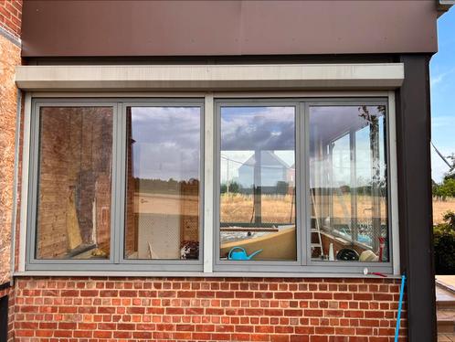 Alu ramen, Doe-het-zelf en Bouw, Raamkozijnen en Schuifdeuren, Gebruikt, Aluminium, Ophalen