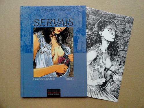 Les Seins de café T1 + Ex-libris - Servais - EO1995-Dupuis, Boeken, Stripverhalen, Ophalen of Verzenden