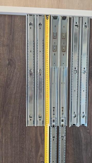 telescopische ladegeleiders 3-delig 55-110cm beschikbaar voor biedingen