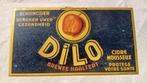 Antiek reclamebord brouwerij Haaltert 1935 Cider DILO, Ophalen of Verzenden, Zo goed als nieuw, Reclamebord