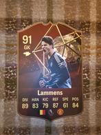 Voetbalkaartje (35cmx23cm) - Senne Lammens / Man U, Ophalen, Zo goed als nieuw, Plaatje