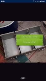 3 tiroirs métallique sans armoire 5€, Enlèvement ou Envoi