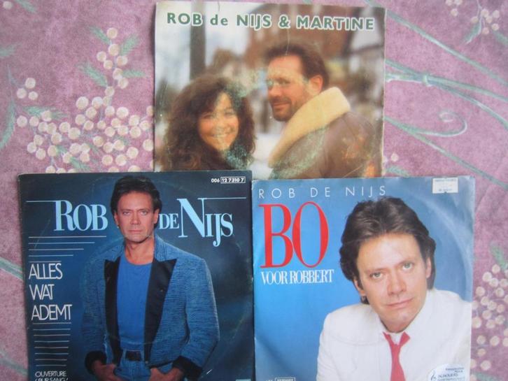 3x singles ROB DE NIJS, Cd's en Dvd's, Vinyl Singles, Ophalen