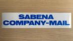Sabena Sticker #004 Sabena Company-Mail 6x27, Verzamelen, Ophalen of Verzenden, Nieuw, Bedrijf of Vereniging