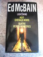 Livre "Lightning - huit chevaux noirs - quatre petits monstr, Utilisé, Envoi, Ed Mc Bain
