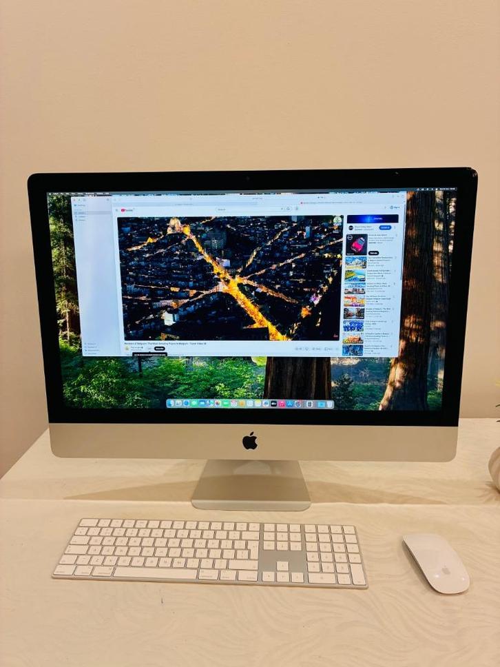 iMac 27" 2019 5K, Intel i5, 8 GB RAM, 512 GB SSD, Computers en Software, Apple Desktops, Gebruikt, iMac, SSD, 3 tot 4 Ghz, 8 GB
