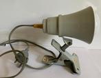 Philips vintage lamp/spot met bankschroefclip. E, Ophalen, Gebruikt, Metaal of Aluminium