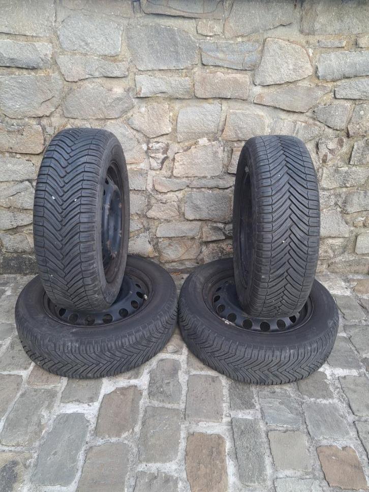 4 Pneus Michelin CROSSCLIMATE 175/65R15 (M+S) +Jantes YARIS, Auto-onderdelen, Banden en Velgen, Banden en Velgen, Winterbanden