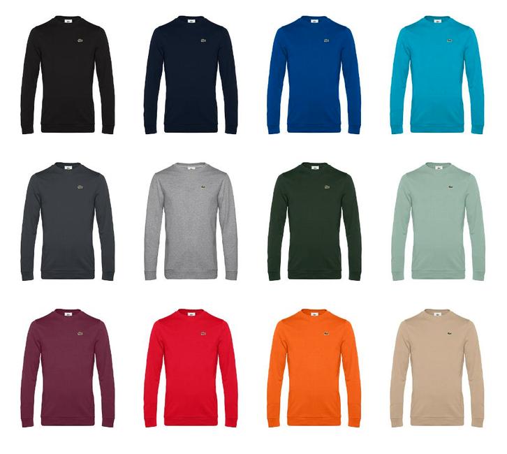 Lacoste Sweater Sweatshirt XS,S,M,L,XL,2XL,3XL,4XL,5XL Nieuw, Kleding | Heren, Truien en Vesten, Nieuw, Overige maten, Overige kleuren