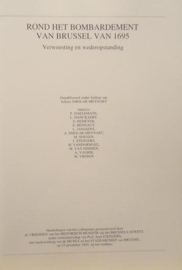 Rond het bombardement van Brussel van 1695. Verwoesting en w beschikbaar voor biedingen