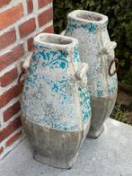 Vazen, Ophalen, Steen, Gebruikt, Blauw