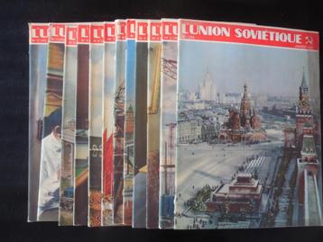 L'Union Soviétique - Revue mensuelle illustrée - 12 numéros 