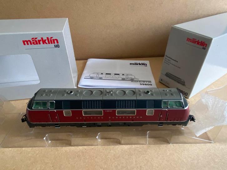 Diesel trein Märklin HO 39800, Hobby en Vrije tijd, Modeltreinen | H0, Zo goed als nieuw, Locomotief, Wisselstroom, Märklin, NS