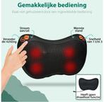 Shiatsu massagekussen met warmte, Ophalen of Verzenden, Gebruikt, Massagestoel of Kussen