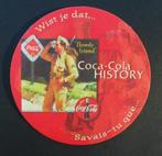 bierviltje Coca Cola karton diameter 10 cm, Verzamelen, Ophalen of Verzenden, Gebruikt, Viltje(s), Overige merken