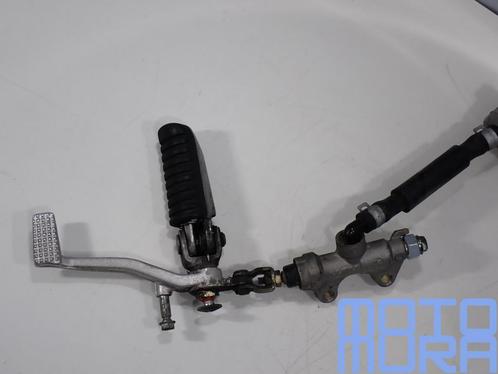 Voetsteun rechts voor de Kawasaki ZX6R 1998 - 1999 ZX-6R ZX6, Motoren, Onderdelen | Overige, Gebruikt, Ophalen of Verzenden