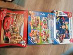 Puzzel Cars + paw patrol + brandweerman Sam, Kinderen en Baby's, Speelgoed | Kinderpuzzels, Ophalen of Verzenden, 10 tot 50 stukjes
