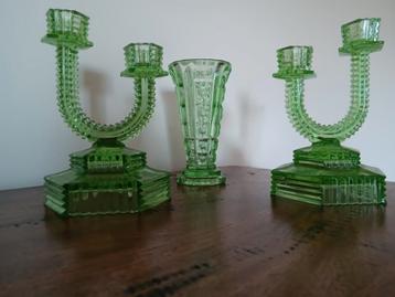 Art deco kandelaars  beschikbaar voor biedingen