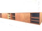 Poul Cadovius by Royal System modulair vintage wandsysteem, Design vintage teak, 25 tot 50 cm, 200 cm of meer, Teakhout