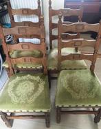 Vintage stoelen, Huis en Inrichting, Ophalen, Hout, Gebruikt, Bruin