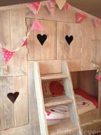 Steigerhouten stapelbed, Kinderen en Baby's, Kinderkamer | Stapelbedden en Hoogslapers, Ophalen, Stapelbed