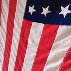 Authentieke Amerikaanse vlag in linnen uit de Tweede Wereldo, Ophalen of Verzenden, Gebruikt