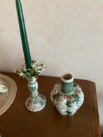 Porseleinen vaas en kandelaar, Antiek en Kunst, Ophalen