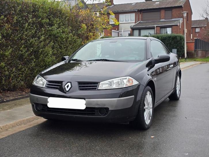 Renault mégane cabriolet 1.9 dci, Auto's, Renault, Particulier, Mégane, Diesel, Euro 3, Cabriolet, 3 deurs, Handgeschakeld, Zwart