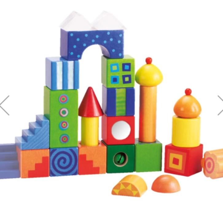 Originele HABA Blokken+fantasieblokken - Starterset 70 Stuks, Kinderen en Baby's, Speelgoed | Bouwstenen, Gebruikt, Overige merken
