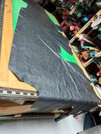 Zwartgrijs krakkelee Italiaanse leer 1.3mm dik soepel A-553, Hobby en Vrije tijd, Stoffen en Lappen, Ophalen of Verzenden, Zo goed als nieuw