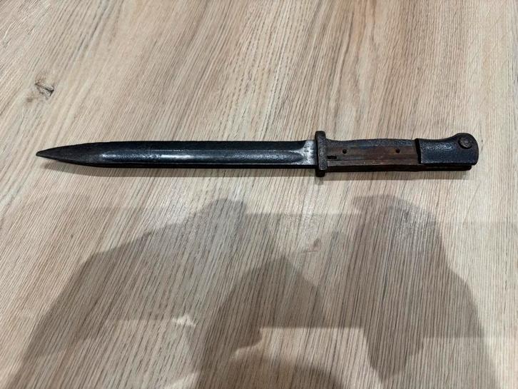 Lot dé baïonnettes allemande + belge, Verzamelen, Militaria | Algemeen, Landmacht, Mes of Dolk, Ophalen