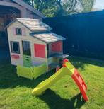 Smoby speelhuisje met glijbaan., Ophalen, Zo goed als nieuw, Kunststof