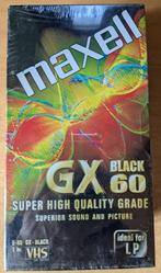 Lot de 3 cassettes video VHS Maxell GX 60 Black vierges, Enlèvement ou Envoi, Neuf, dans son emballage