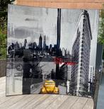 Gravure New York sur cadre en bois concave, 75 cm ou plus, Enlèvement, Utilisé, Bois