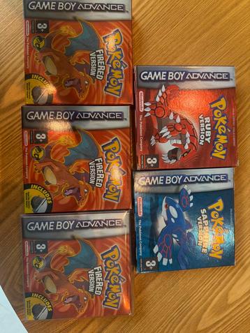 5 pokémon spelletjes te koop beschikbaar voor biedingen