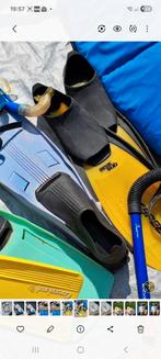 Zwemvliezen,snokel bril en pijp dames, heren en kindermaten, Enlèvement ou Envoi, Comme neuf