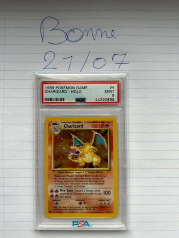 Base set big 3 PSA 9, Enlèvement, Comme neuf